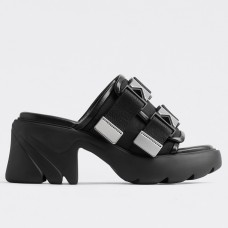 Bottega Veneta Flash Sandals In Black Technical Fabric Bottega Veneta Flash Sandals In Black Technical Fabric