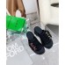 Bottega Veneta Flash Sandals In Black Technical Fabric