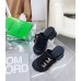 Bottega Veneta Flash Sandals In Black Technical Fabric