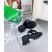 Bottega Veneta Flash Sandals In Black Technical Fabric