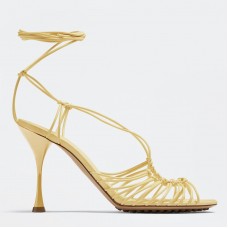 Bottega Veneta Dot Sandals 100mm In Beige Lambskin Bottega Veneta Dot Sandals 100mm In Beige Lambskin