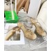 Bottega Veneta Dot Sandals 100mm In Beige Lambskin Bottega Veneta Dot Sandals 100mm In Beige Lambskin
