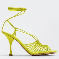 Bottega Veneta Dot Sandals 100mm In Kiwi Lambskin Bottega Veneta Dot Sandals 100mm In Kiwi Lambskin