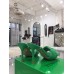 Bottega Veneta Lido Sandals In Green Intrecciato Leather