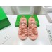 Bottega Veneta Jelly Sandals In Flamingo Rubber