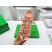 Bottega Veneta Jelly Sandals In Flamingo Rubber