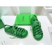 Bottega Veneta Jelly Sandals In Green Rubber Bottega Veneta Jelly Sandals In Green Rubber