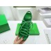 Bottega Veneta Jelly Sandals In Green Rubber Bottega Veneta Jelly Sandals In Green Rubber