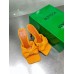 Bottega Veneta Stretch Sandals In Orange Stretch Bottega Veneta Stretch Sandals In Orange Stretch