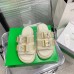 Bottega Veneta Flash Flat Sandals In White Technical Fabric