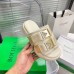 Bottega Veneta Flash Flat Sandals In White Technical Fabric