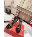 Christian Louboutin Lipqueen Sandals 100mm In Black Patent Leather