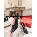 Christian Louboutin Lipstrass Queen Sandals 100mm In Black Satin
