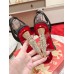 Christian Louboutin Lipstrass Queen Sandals 100mm In Black Satin