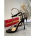 Christian Louboutin So Me 100mm Sandals In Black Lambskin Christian Louboutin So Me 100mm Sandals In Black Lambskin