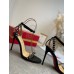 Christian Louboutin So Me 100mm Sandals In Black Lambskin Christian Louboutin So Me 100mm Sandals In Black Lambskin