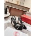 Christian Louboutin Emilie Strass 100MM Sandals In Black Veau Velours Christian Louboutin Emilie Strass 100MM Sandals In Black Veau Velours