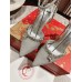 Christian Louboutin Marykate Queen 100MM Pumps In Silver Glittered