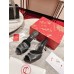 Christian Louboutin Me Dolly Spike 85MM Sandals In Black Lambskin