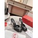 Christian Louboutin Me Dolly Spike 85MM Sandals In Black Lambskin
