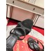 Christian Louboutin Emilie 100MM Sandals In Black Glittered Leather