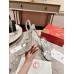 Christian Louboutin Emilie 100MM Sandals In Silver Glittered Leather