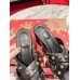Christian Louboutin Spika Club Sandals 85mm In Black Leather Christian Louboutin Spika Club Sandals 85mm In Black Leather