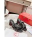 Christian Louboutin Spika Club Sandals 85mm In Black Leather Christian Louboutin Spika Club Sandals 85mm In Black Leather