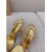 Christian Louboutin Rosalie Strass Sandals 100mm in Gold Leather Christian Louboutin Rosalie Strass Sandals 100mm in Gold Leather