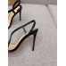 Christian Louboutin Rosalie Sandals 100mm in Black Lambskin Christian Louboutin Rosalie Sandals 100mm in Black Lambskin