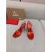 Christian Louboutin Rosalie Sandals 100mm in Red Patent Leather Christian Louboutin Rosalie Sandals 100mm in Red Patent Leather