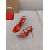Christian Louboutin Rosalie Sandals 100mm in Red Patent Leather Christian Louboutin Rosalie Sandals 100mm in Red Patent Leather