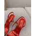 Christian Louboutin Rosalie Sandals 100mm in Red Patent Leather Christian Louboutin Rosalie Sandals 100mm in Red Patent Leather