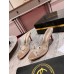 Christian Louboutin Degraqueenie 85mm Mules in Gold Leather with Crystals Christian Louboutin Degraqueenie 85mm Mules in Gold Leather with Crystals