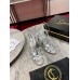 Christian Louboutin Tangueva Strappy Sandals 100mm in Silver Leather Christian Louboutin Tangueva Strappy Sandals 100mm in Silver Leather