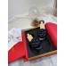 Christian Louboutin Marmela Flat Sandals In Black Lambskin