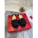 Christian Louboutin Marmela Flat Sandals In Black Lambskin