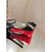 Christian Louboutin Black Loubi Queen Alta Sandals 150MM