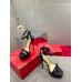 Christian Louboutin Black Loubi Queen Alta Sandals 150MM