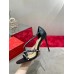 Christian Louboutin So Spike 100mm Sandals In Black Leather Christian Louboutin So Spike 100mm Sandals In Black Leather