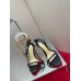 Christian Louboutin Rosalie 100mm Sandals In Black Leather
