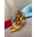 Christian Louboutin Goldie Joli 100mm Sandals In Gold Patent Leather Christian Louboutin Goldie Joli 100mm Sandals In Gold Patent Leather