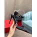Christian Louboutin Goldie Joli 100mm Sandals In Black Satin Christian Louboutin Goldie Joli 100mm Sandals In Black Satin