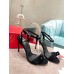 Christian Louboutin Umberta 100mm Sandals In Black Suede Christian Louboutin Umberta 100mm Sandals In Black Suede