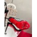 Christian Louboutin Umberta 100mm Sandals In Black Suede Christian Louboutin Umberta 100mm Sandals In Black Suede