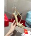 Christian Louboutin Rosalie 100mm Sandals In Gold Patent Psychic Christian Louboutin Rosalie 100mm Sandals In Gold Patent Psychic