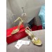 Christian Louboutin So Me 100mm Sandals In Gold Leather Christian Louboutin So Me 100mm Sandals In Gold Leather