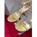 Christian Louboutin So Me 100mm Sandals In Gold Leather Christian Louboutin So Me 100mm Sandals In Gold Leather