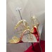 Christian Louboutin So Me 100mm Sandals In Gold Leather Christian Louboutin So Me 100mm Sandals In Gold Leather
