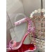 Christian Louboutin So Me 100mm Sandals In Pink Leather